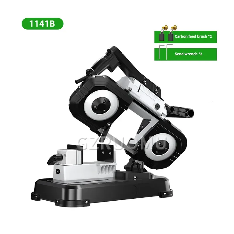 1141B Multifunctional Band Saw Machine Horizontal Metal Stainless Steel Aluminum Cutting Tool Handheld Woodworking 0-45° Cutting
1141B Multifunctional Band Saw Machine Horizontal Metal Stainless Steel Aluminum Cutting Tool Handheld Woodworking 0-45° Cutting