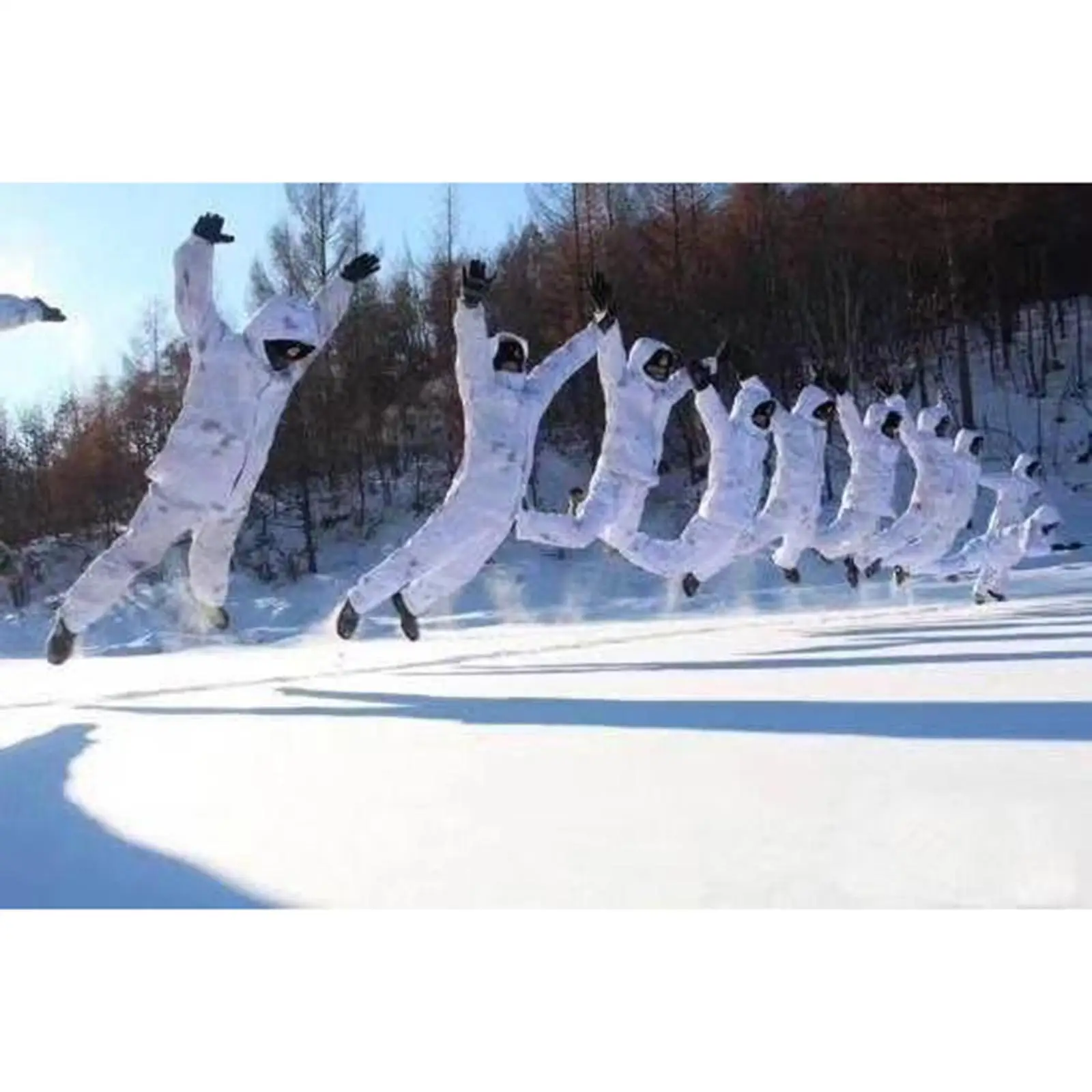 Охотничья одежда, костюмы White Snow Ghillie, комплект одежды, куртка и брюки
Охотничья одежда, костюмы White Snow Ghillie, комплект одежды, куртка и брюки