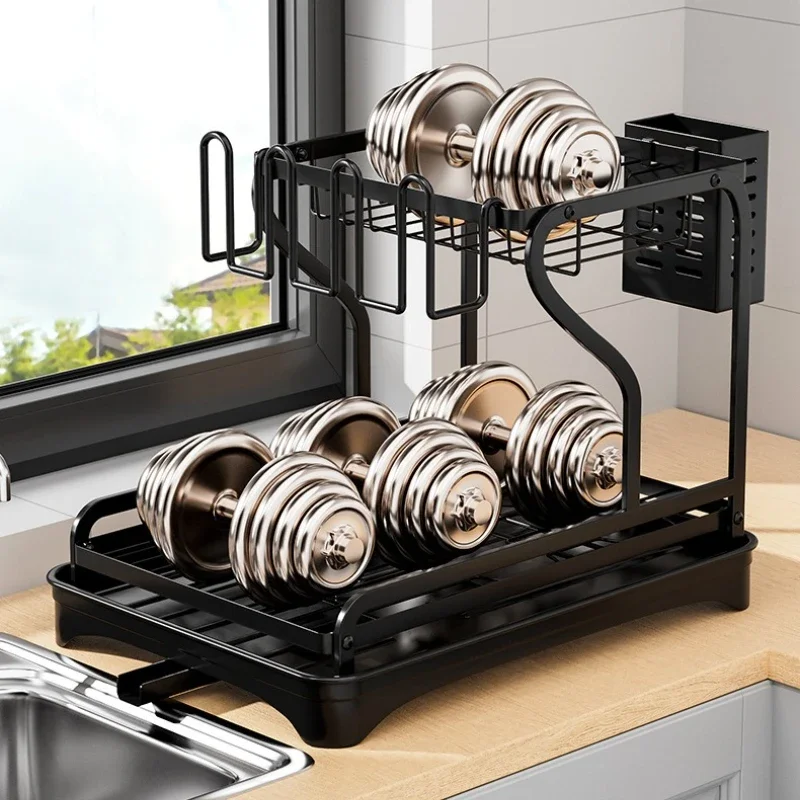 New model Kitchen Drain Dish Rack Household Bowls Plates Cutlery Cup Storage Rack Cupboard Countertop Multifunctional Bowl Rack
New model Kitchen Drain Dish Rack Household Bowls Plates Cutlery Cup Storage Rack Cupboard Countertop Multifunctional Bowl Rack