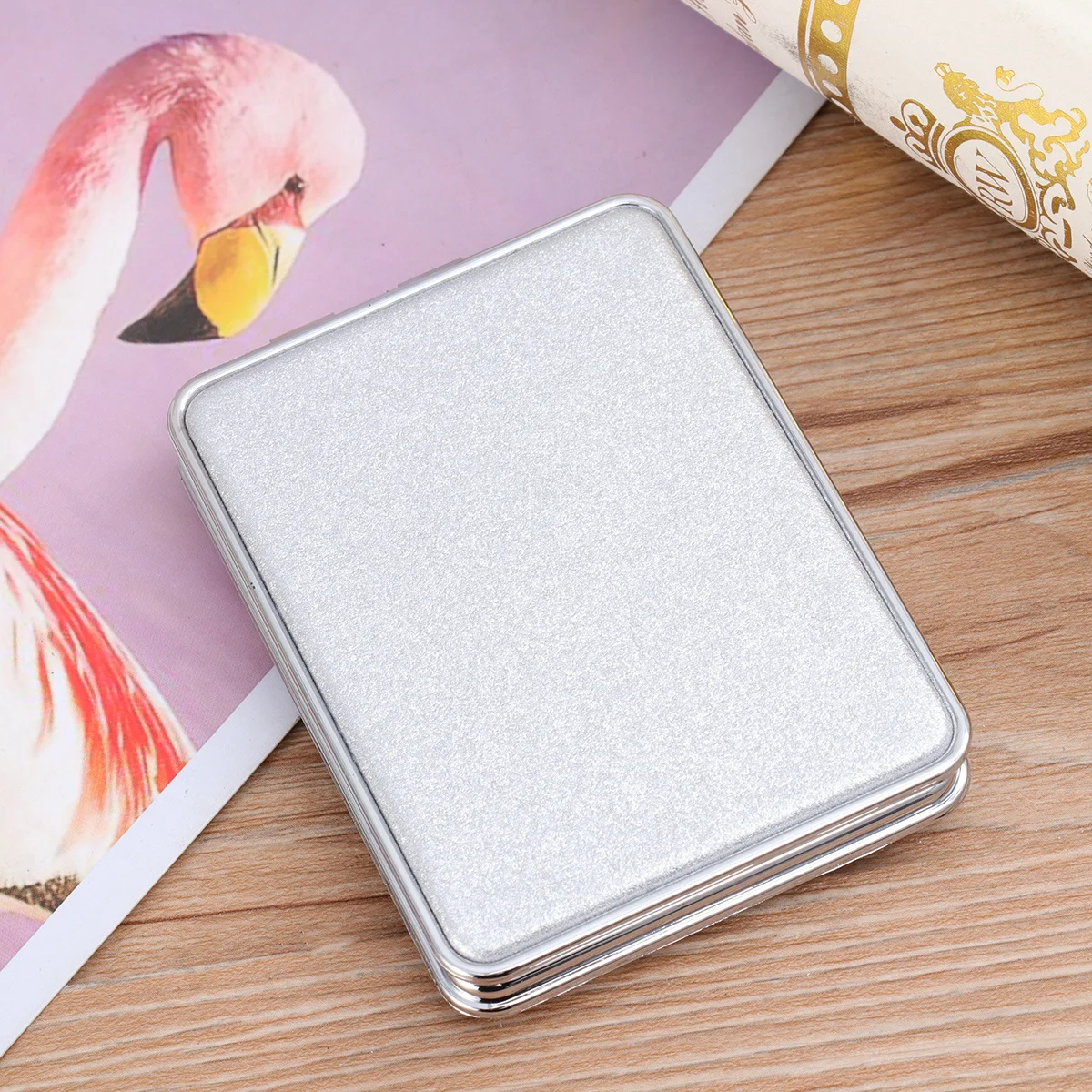 1pc Glitter Sand Makeup Portable Double Side Mirror For Travel Home Square Compact Mirror Women Girls Pink
1pc Glitter Sand Makeup Portable Double Side Mirror For Travel Home Square Compact Mirror Women Girls Pink