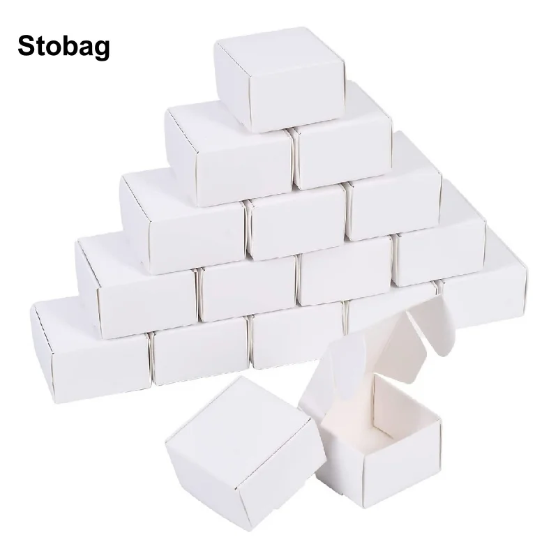 StoBag 50pcs Wholesale White/Black/Kraft paper Gift Box Small Packaging for Candy Cake Jewelry Soap Storage Wedding Party Favors
StoBag 50pcs Wholesale White/Black/Kraft paper Gift Box Small Packaging for Candy Cake Jewelry Soap Storage Wedding Party Favors