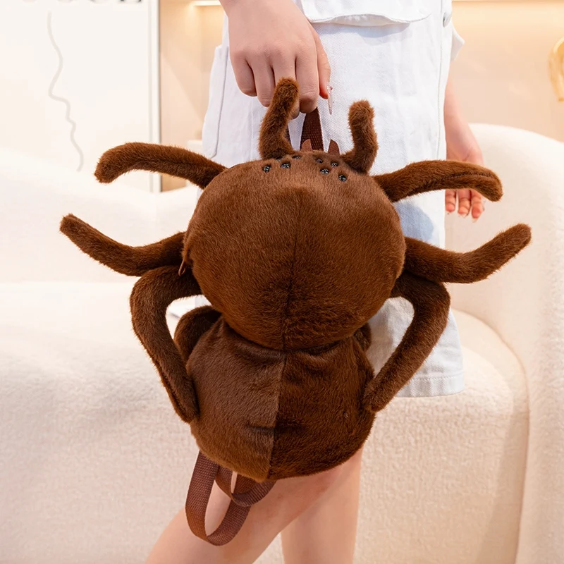 35x30cm Simulation Plush Spider Backpack Brown Insect Animal Double Shoulder Bag Wallet Plushie Gift
35x30cm Simulation Plush Spider Backpack Brown Insect Animal Double Shoulder Bag Wallet Plushie Gift