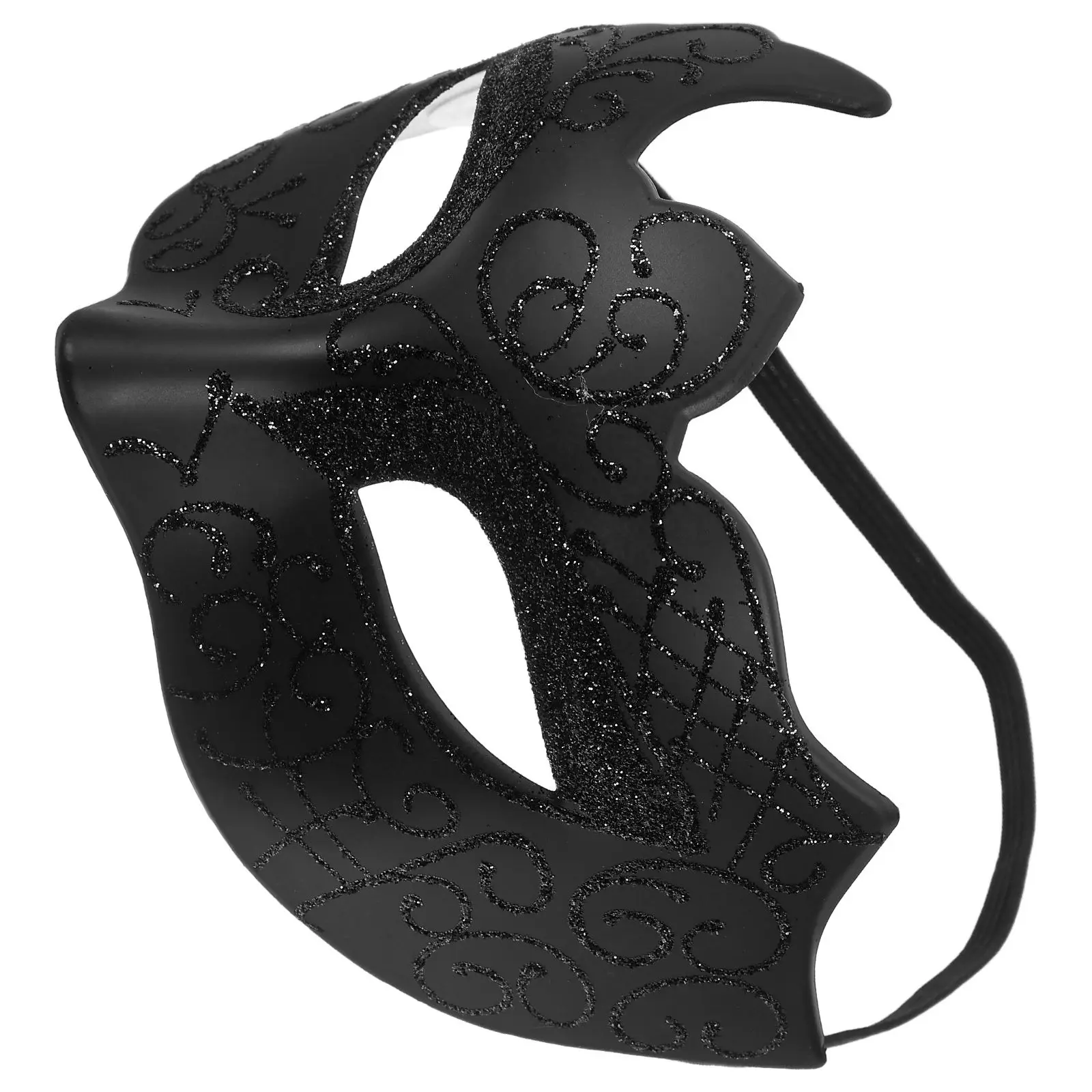 Half Face Mask Black Masquerade Decorative Halloween Costume Carnival Clown Woman Reusable Plastic Comfortable Ball
Half Face Mask Black Masquerade Decorative Halloween Costume Carnival Clown Woman Reusable Plastic Comfortable Ball