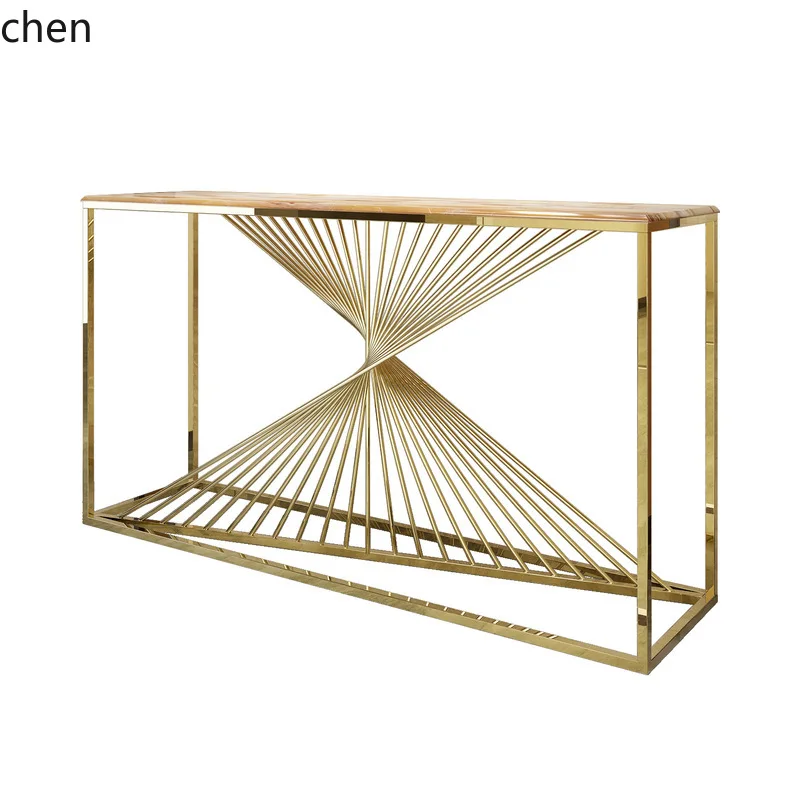 ZMLMarble Entryway Table Living Room Stainless Steel Partition Hallway Storage Rack
ZMLMarble Entryway Table Living Room Stainless Steel Partition Hallway Storage Rack