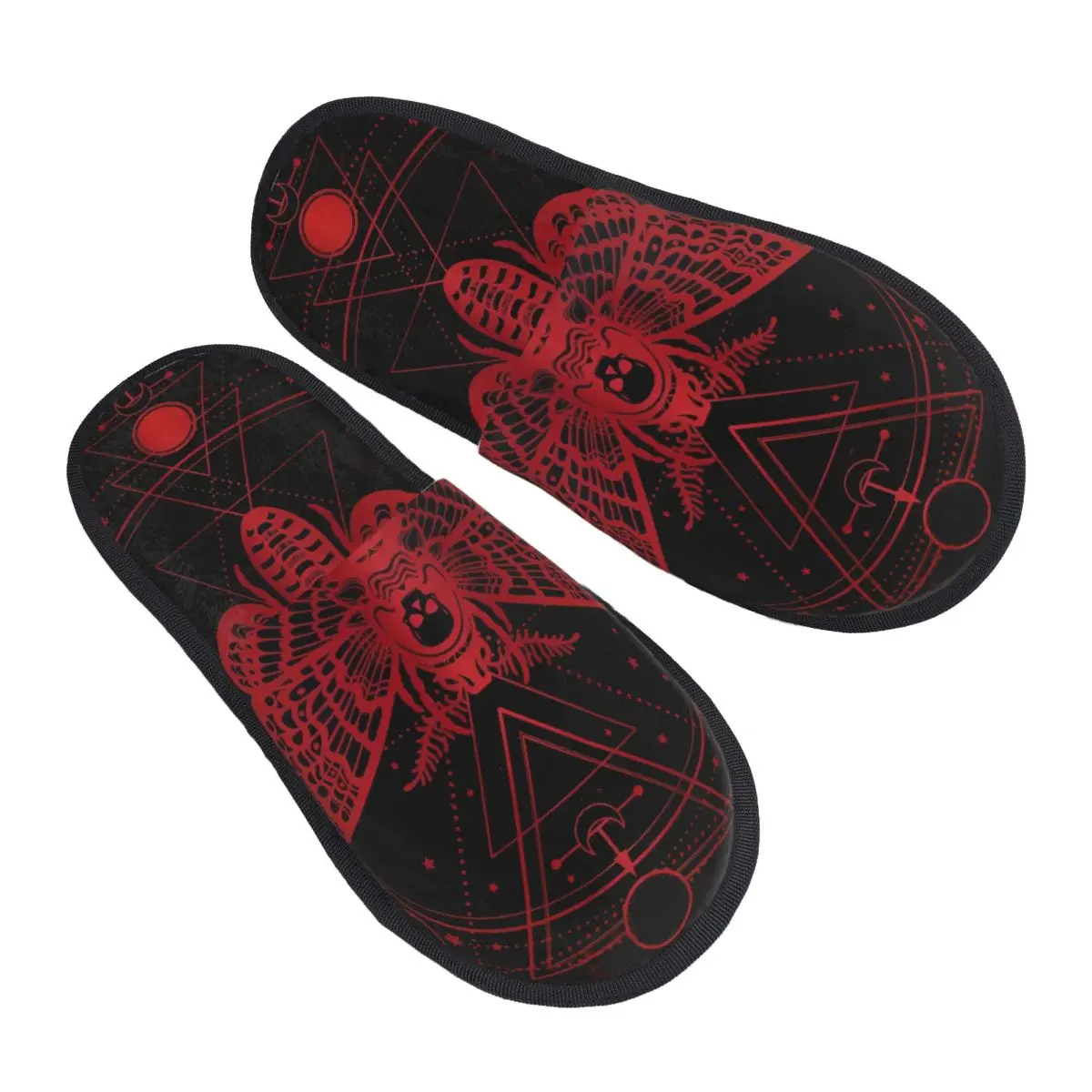 Plush Indoor Slippers Scary Butterfly Moth Dead Head On The Magical Pentagram Warm Soft Shoes Home Footwear Autumn Winter
Plush Indoor Slippers Scary Butterfly Moth Dead Head On The Magical Pentagram Warm Soft Shoes Home Footwear Autumn Winter