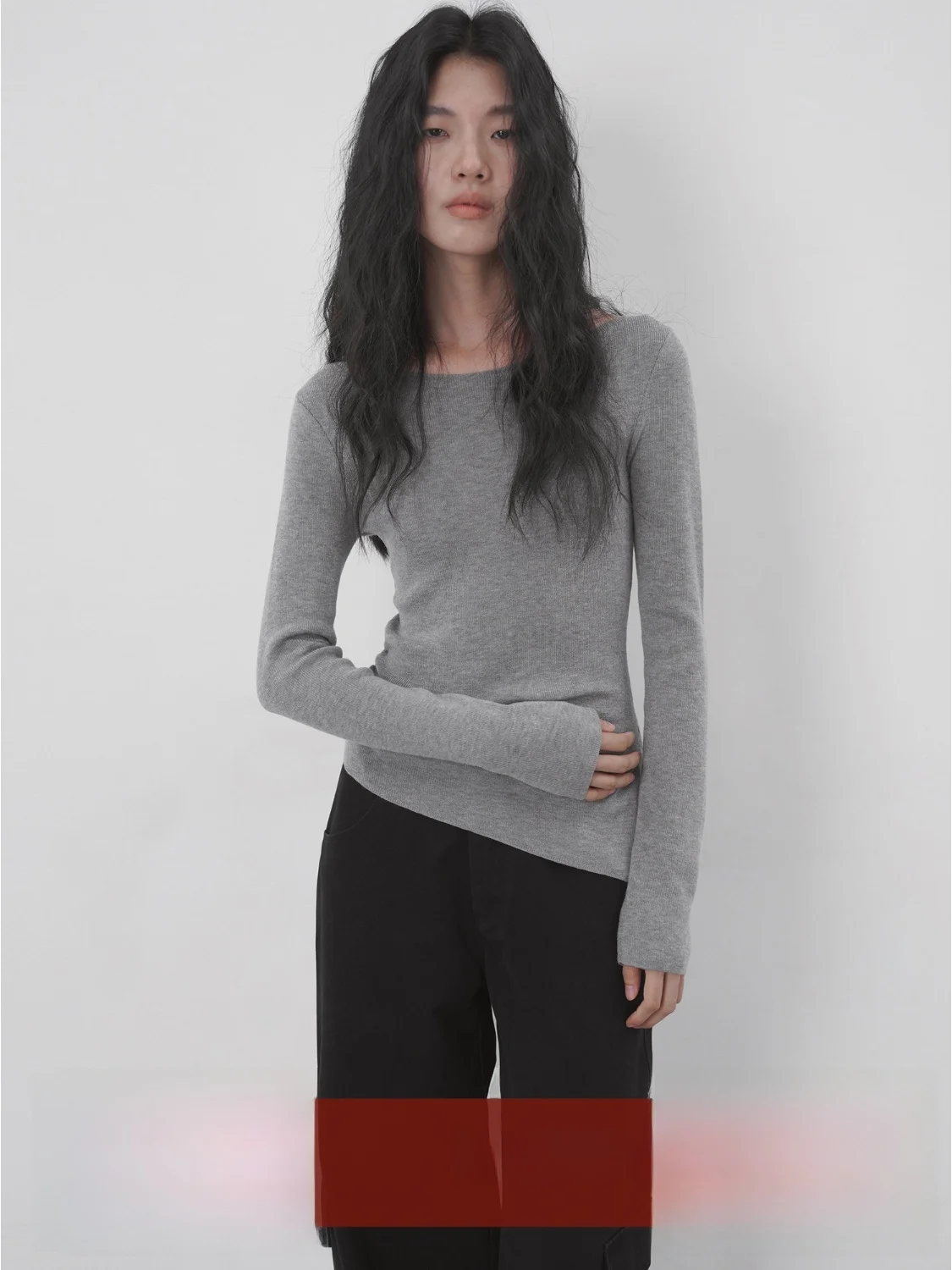 EIGHTHMONTH Slim Fit Knitwear Women's Long Sve Square Collar Base irt for Autumn Casual Sle Inner Wear Slimming Top
EIGHTHMONTH Slim Fit Knitwear Women's Long Sve Square Collar Base irt for Autumn Casual Sle Inner Wear Slimming Top