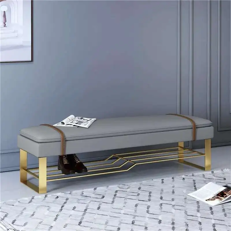 Nordic Stools Leather Soft Bag Living Room Furniture Creative Fashion Long Stool Home Changing Shoe Stool Bedroom Bed End Stool
Nordic Stools Leather Soft Bag Living Room Furniture Creative Fashion Long Stool Home Changing Shoe Stool Bedroom Bed End Stool