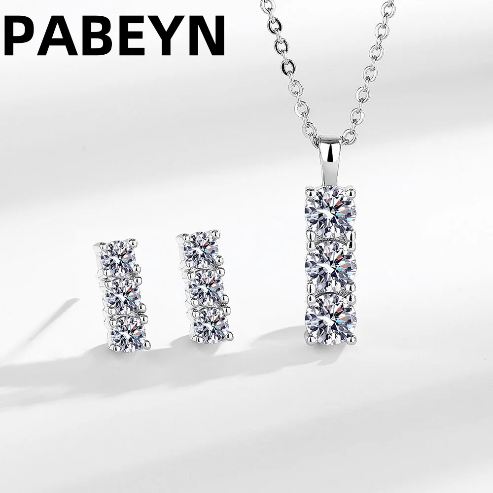 925 Sterling Silver Jewelry Set With Diamond Necklace And Earrings, Wedding Dress Versatile Jewelry Set Inlaid With AAAAA Zircon
925 Sterling Silver Jewelry Set With Diamond Necklace And Earrings, Wedding Dress Versatile Jewelry Set Inlaid With AAAAA Zircon