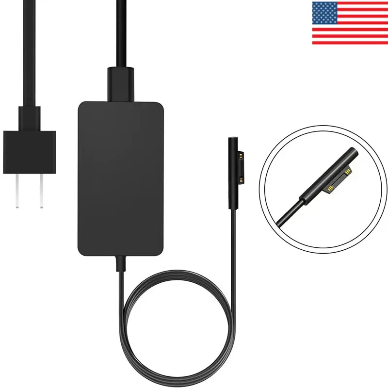 65W Power Supply Laptop AC Adapter Charger For Microsoft Surface Pro3 4 5 6 7+ 8
65W Power Supply Laptop AC Adapter Charger For Microsoft Surface Pro3 4 5 6 7+ 8