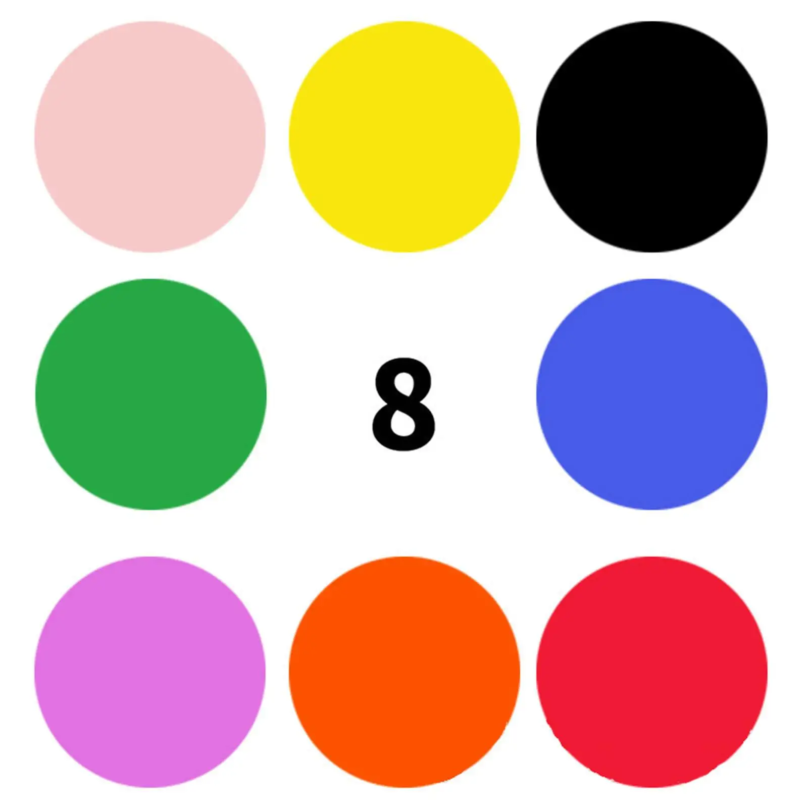 2x25mm Round Multi Color Coded Inventory Dots Roll of 500 Labels Stickers
2x25mm Round Multi Color Coded Inventory Dots Roll of 500 Labels Stickers