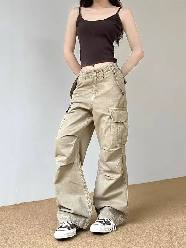 Multiple kets Wide Leg Workwear Pants Men's Women's American Retro Cleanfit Design Casual Paratrooper Pants Youth Trend
Multiple kets Wide Leg Workwear Pants Men's Women's American Retro Cleanfit Design Casual Paratrooper Pants Youth Trend