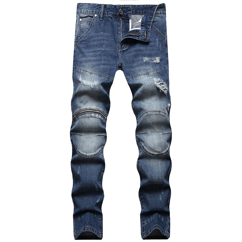 European American Men Zipper Ripped Jeans Retro Slim Stretch Shorts Hip Hop Fashion Biker Pants Streetwear
European American Men Zipper Ripped Jeans Retro Slim Stretch Shorts Hip Hop Fashion Biker Pants Streetwear