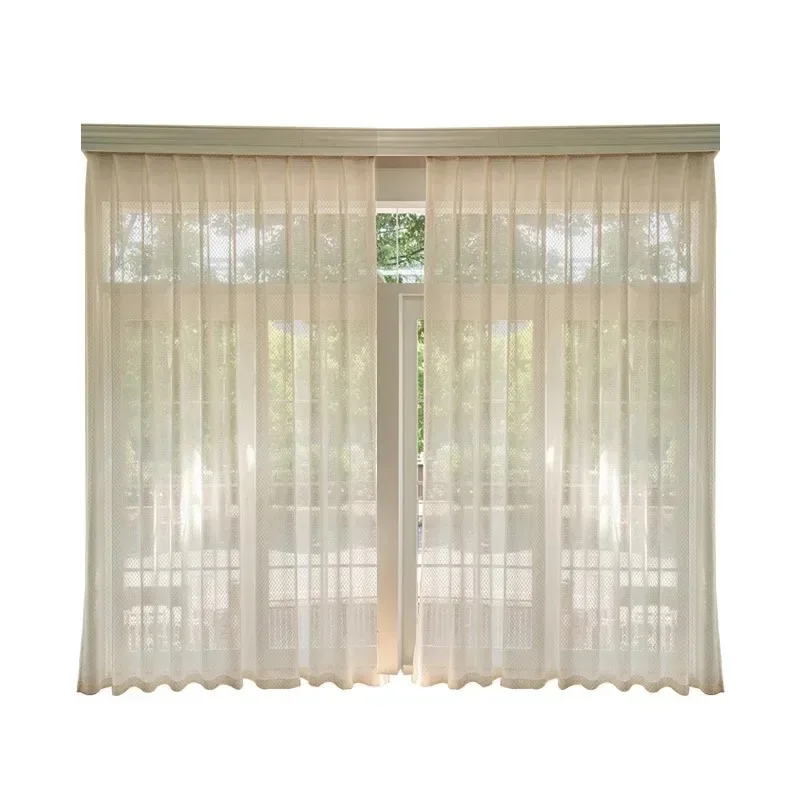New Fine Woven Luxury Jacquard Imitation Cotton Linen Yarn Curtains for Living Dining Room Bedroom Thickened Yarn White Tulle
New Fine Woven Luxury Jacquard Imitation Cotton Linen Yarn Curtains for Living Dining Room Bedroom Thickened Yarn White Tulle