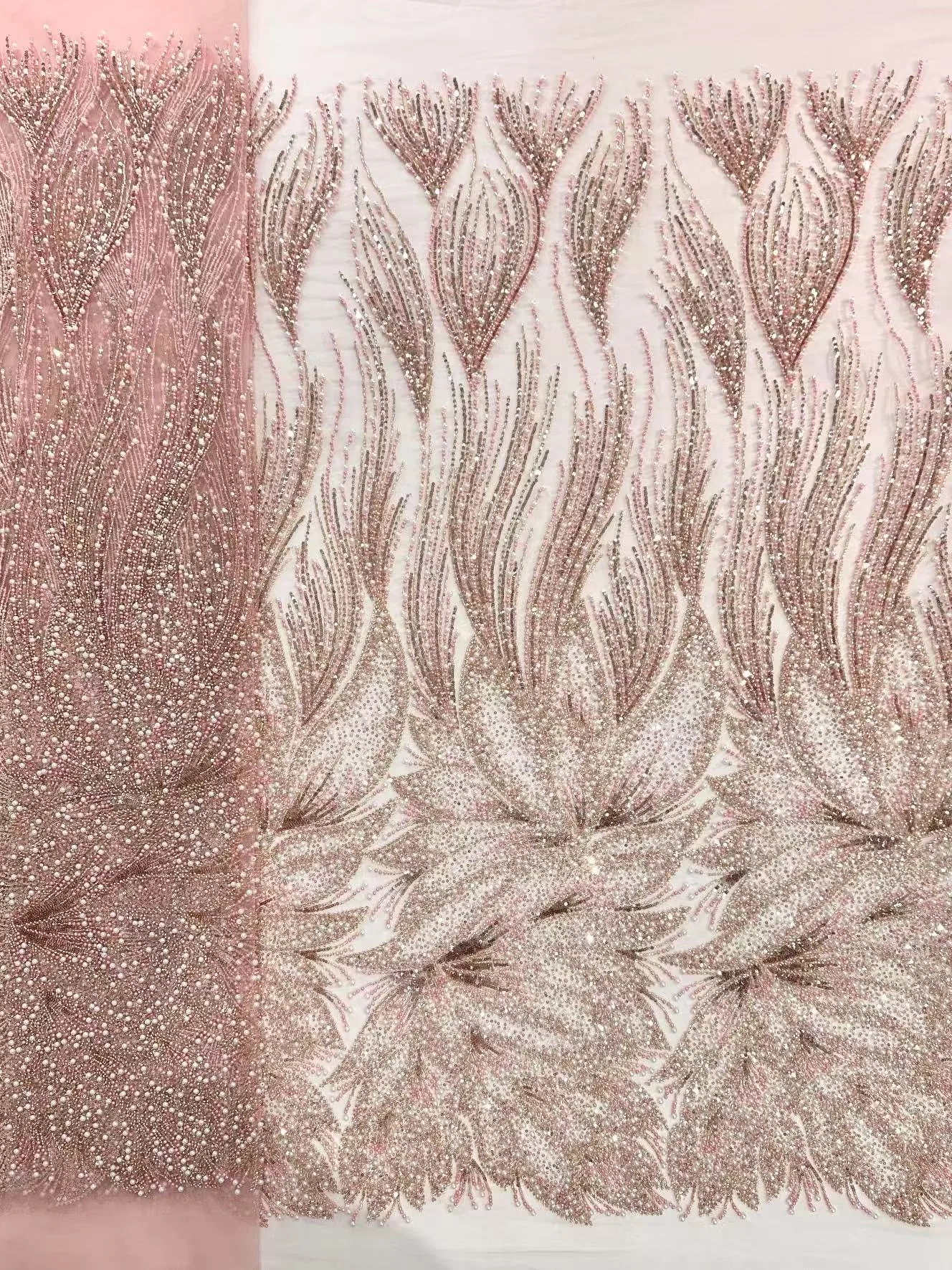 Blush High Quality Beautiful Flowers Lace Fabric H-82407 Embroidered African Mesh with Shinny Beads For Lady Party Dress
Blush High Quality Beautiful Flowers Lace Fabric H-82407 Embroidered African Mesh with Shinny Beads For Lady Party Dress
