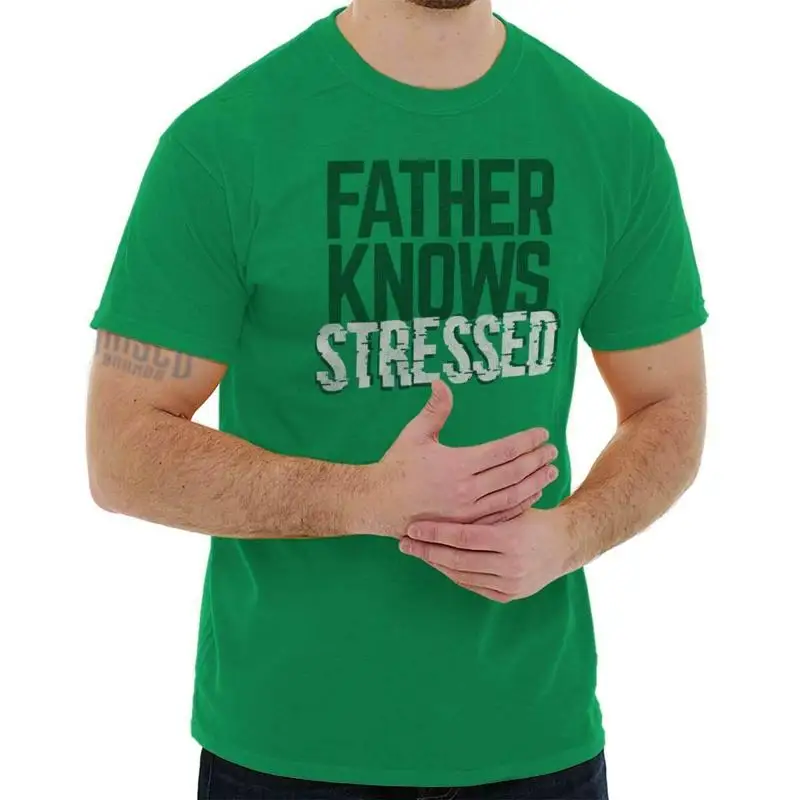 Отец знает стрессю, забавный лучший подарок для папы, мужские повседневные футболки с круглым вырезом, футболки
Отец знает стрессю, забавный лучший подарок для папы, мужские повседневные футболки с круглым вырезом, футболки
