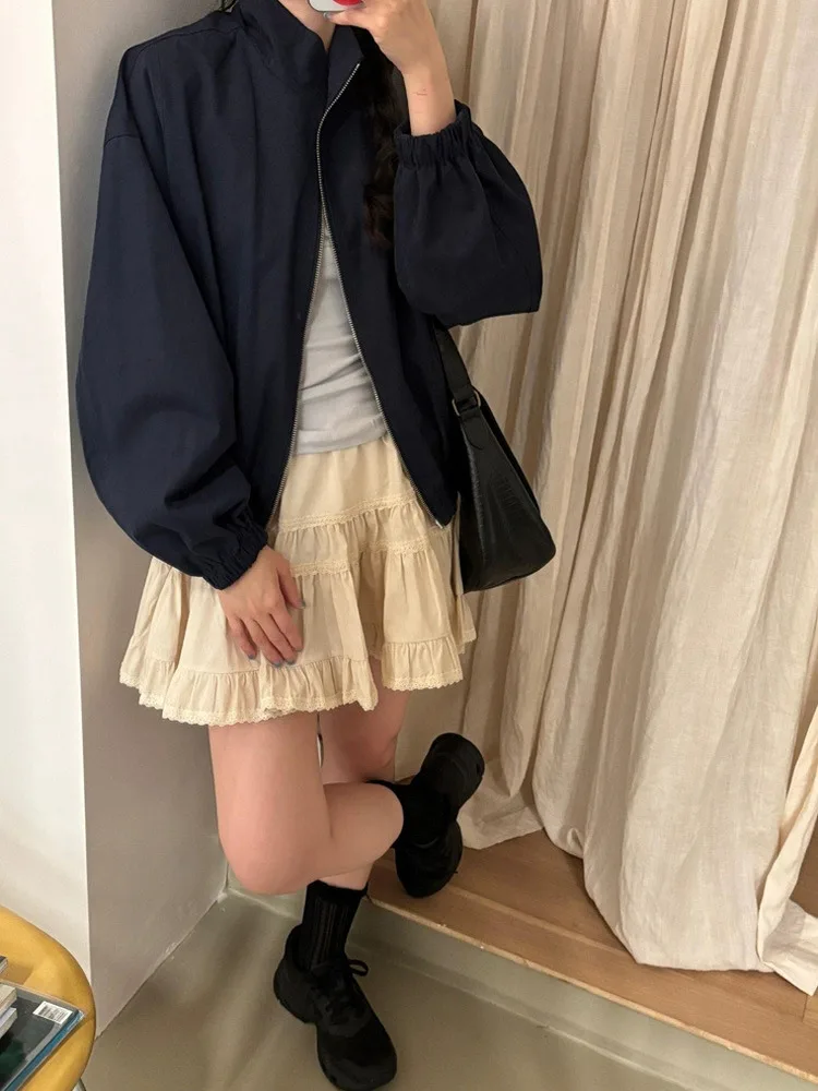 Casual Collar Jacket And Skirt Set Women's Fashion Two-Piece Suit Autumn 2025 Cotton Blend Long Sleeve Loose Fit Style
Casual Collar Jacket And Skirt Set Women's Fashion Two-Piece Suit Autumn 2025 Cotton Blend Long Sleeve Loose Fit Style