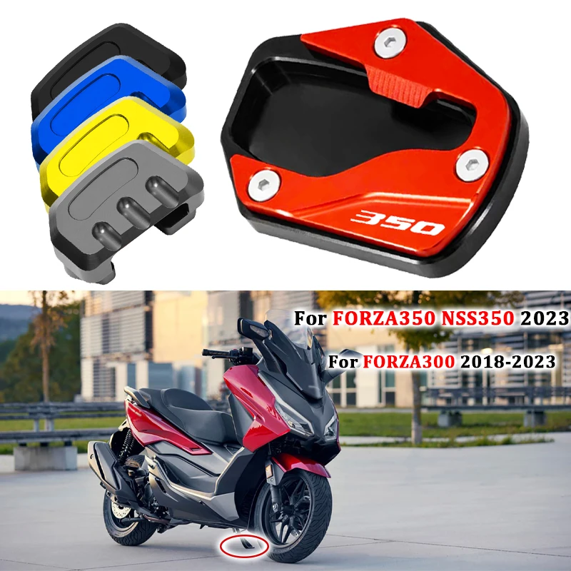 FORZA350 Motorcycles Foot Side Stand Enlarger Plate Pad Kickstand Extension For Honda NSS350 FORZA 350 350 2023 FORZA300 18-23
FORZA350 Motorcycles Foot Side Stand Enlarger Plate Pad Kickstand Extension For Honda NSS350 FORZA 350 350 2023 FORZA300 18-23