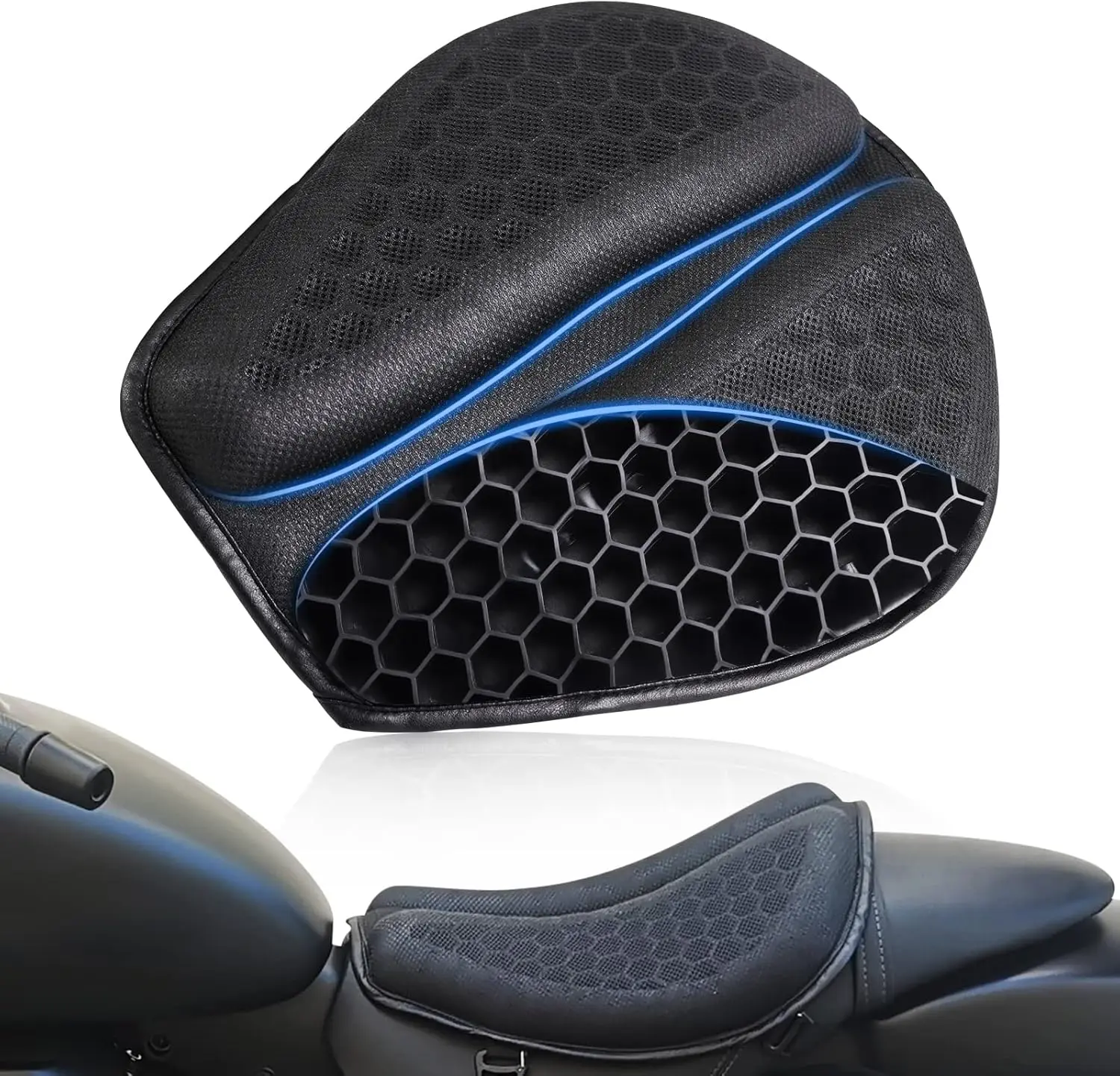 Motorcycle Gel Cushion Breathable Wind Channel Hollow Out Design Anti Drop Hook High Elastic Gel Waterproof Bike Electric Car
Motorcycle Gel Cushion Breathable Wind Channel Hollow Out Design Anti Drop Hook High Elastic Gel Waterproof Bike Electric Car