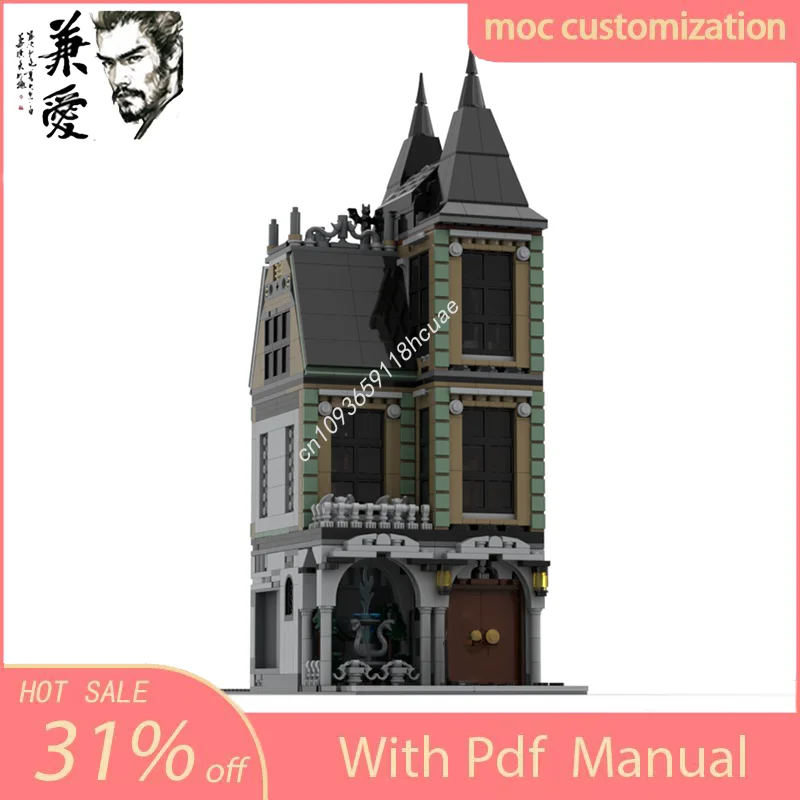 MOC Custom Modular Building Malfoy Townhouse Street View Model Building Block Diy Creative Assembly Educational Bricks Toys Gift
MOC Custom Modular Building Malfoy Townhouse Street View Model Building Block Diy Creative Assembly Educational Bricks Toys Gift