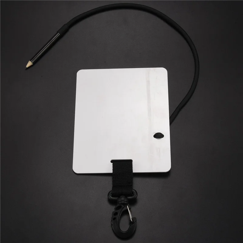 A64T-3X Dive Underwater Writing Slate Diving Wordpad Gear Board With Swivel Clip And Pencil For Water Sports Diving Swimming
A64T-3X Dive Underwater Writing Slate Diving Wordpad Gear Board With Swivel Clip And Pencil For Water Sports Diving Swimming