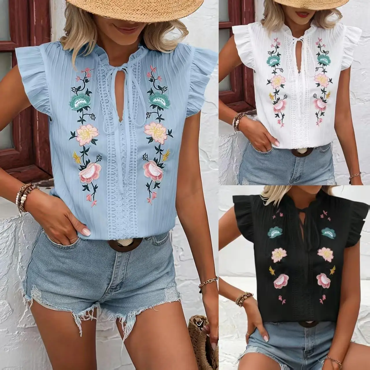 Women's Rock Style Short Sleeveless Geometric Patchwork Shirt Resistant to Deformation Winter Collection Fashion Ladies' Shirt
Women's Rock Style Short Sleeveless Geometric Patchwork Shirt Resistant to Deformation Winter Collection Fashion Ladies' Shirt