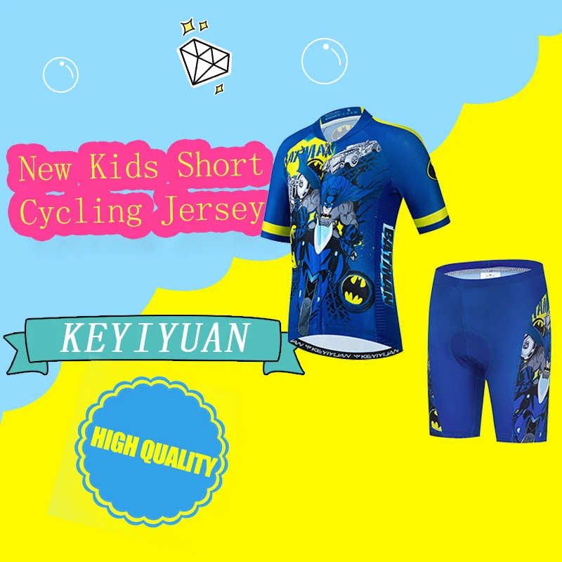 KEYIYUAN High Quality Summer Short Sleeve Cycling Jersey Set Child Bike Shirt Kids Cycling Clothing Suit Equipacion Ciclismo
KEYIYUAN High Quality Summer Short Sleeve Cycling Jersey Set Child Bike Shirt Kids Cycling Clothing Suit Equipacion Ciclismo