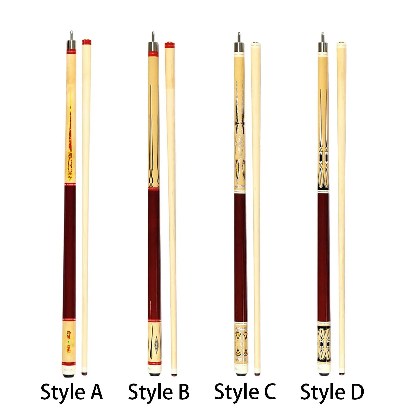 Premium Wood Billiard Cue Stick 58 Inch Two-piece Design for Pool and Snooker Accessories Adult Gameplay
Premium Wood Billiard Cue Stick 58 Inch Two-piece Design for Pool and Snooker Accessories Adult Gameplay
