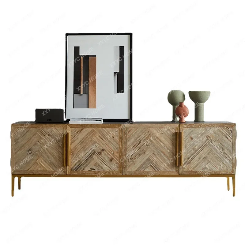 Solid Wood Retro TV Cabinet and Tea Table Combination Living Room Small Apartment TV Bench for Bedroom
Solid Wood Retro TV Cabinet and Tea Table Combination Living Room Small Apartment TV Bench for Bedroom