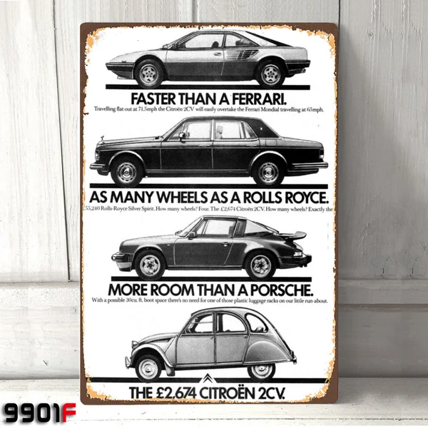 Citroen 2CV anuncio винтажный Металл signo de Metal garaje de casa Cueva de hombre Pub de pared para Bar de pared (20cm x 30cm)
Citroen 2CV anuncio винтажный Металл signo de Metal garaje de casa Cueva de hombre Pub de pared para Bar de pared (20cm x 30cm)