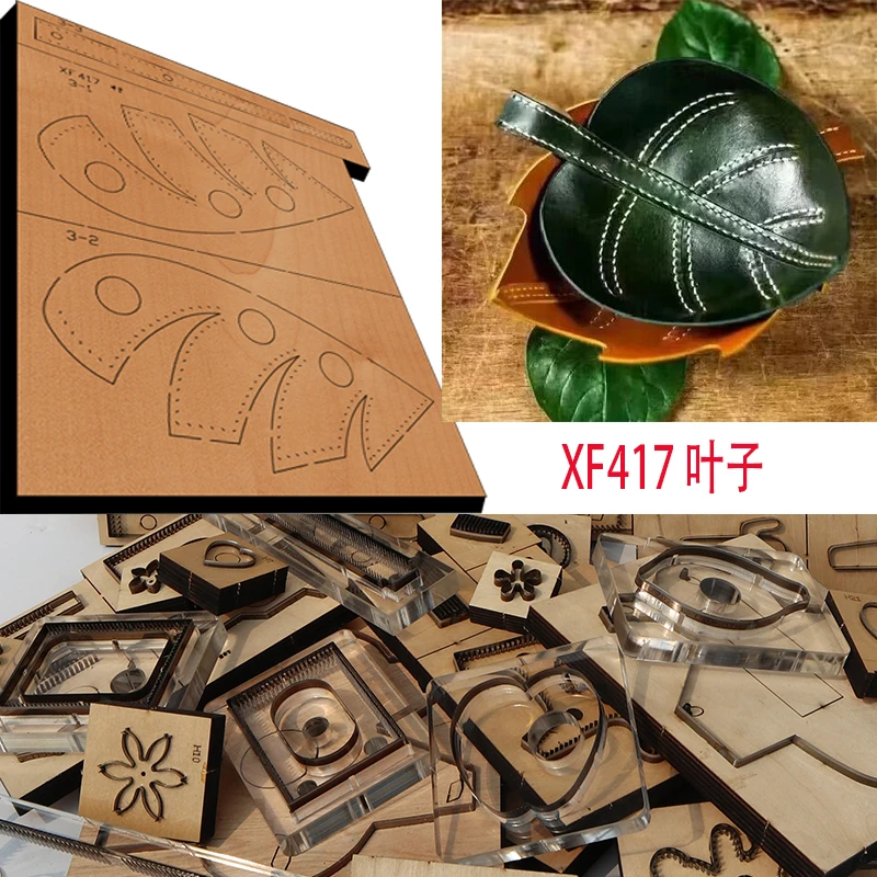 New Japan Steel Blade Wooden Die foliage Leather Craft Punch Hand Tool Cut Knife Mould XF417 leather craft tools
New Japan Steel Blade Wooden Die foliage Leather Craft Punch Hand Tool Cut Knife Mould XF417 leather craft tools