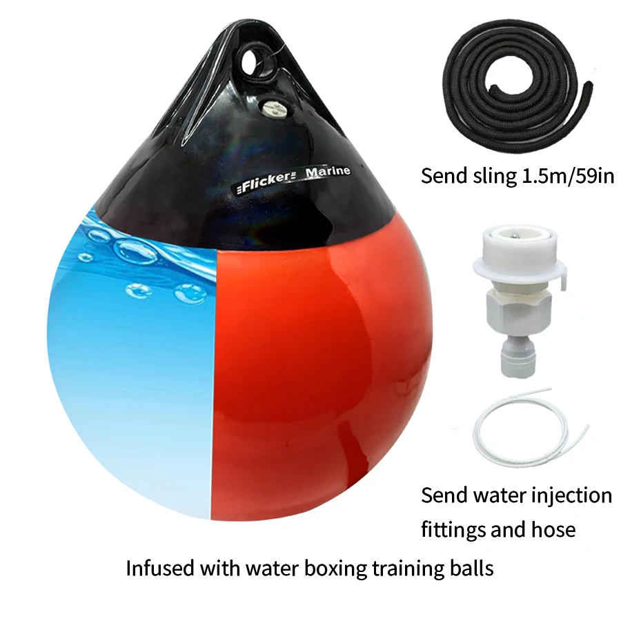 Water-Filled Marine Boat Fender Buoy,2 packs,Duty Inflatable Dock Bumper with Rope & Valve Kit, Shock Absorbing Boat Protection
Water-Filled Marine Boat Fender Buoy,2 packs,Duty Inflatable Dock Bumper with Rope & Valve Kit, Shock Absorbing Boat Protection
