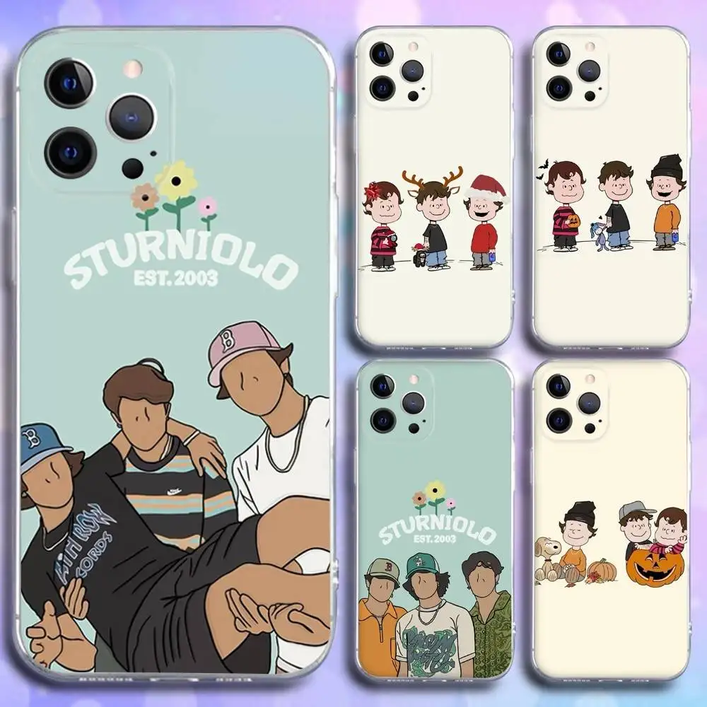 S-Sturniolo Triplets Phone Case For iPhone 16e,16,15,14,13,12,11 Plus,Pro,Max,XR,XS,X,Plus,SE,Mini Transparent Soft Cover
S-Sturniolo Triplets Phone Case For iPhone 16e,16,15,14,13,12,11 Plus,Pro,Max,XR,XS,X,Plus,SE,Mini Transparent Soft Cover
