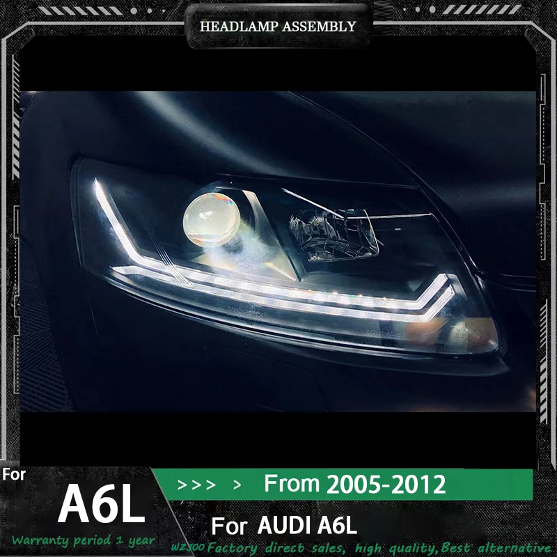 LED Headlights Assembly Modified for Audi A6 C7 A6L S6 2005-2011 DRL Turn Signal Light Aftermarket Head Lamp Plug and Play
LED Headlights Assembly Modified for Audi A6 C7 A6L S6 2005-2011 DRL Turn Signal Light Aftermarket Head Lamp Plug and Play