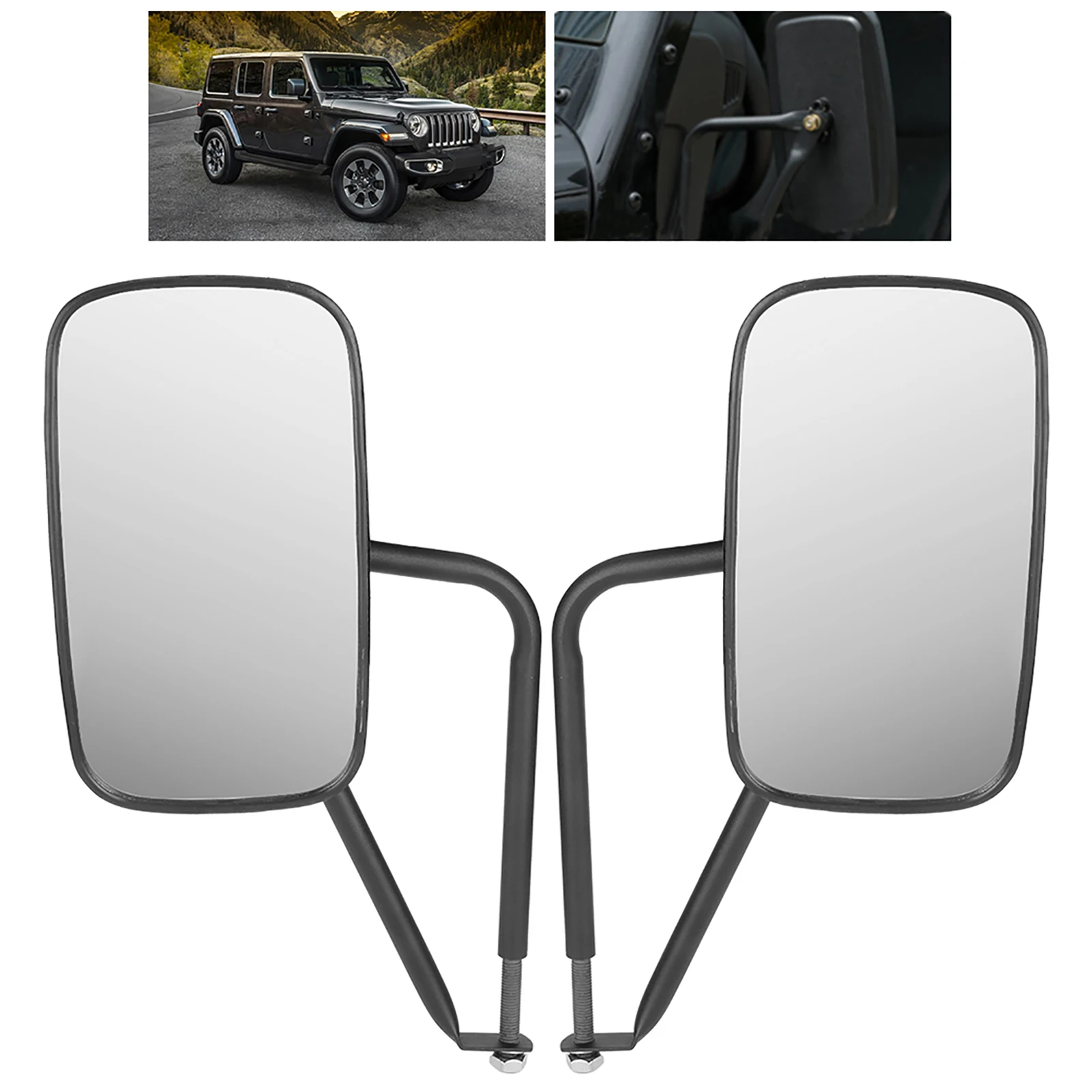 1Pair Car Left Right Side Rearview Mirror with Holder Replacement For Jeep Wrangler JL JK TJ LJ YJ Auto Accessories
1Pair Car Left Right Side Rearview Mirror with Holder Replacement For Jeep Wrangler JL JK TJ LJ YJ Auto Accessories