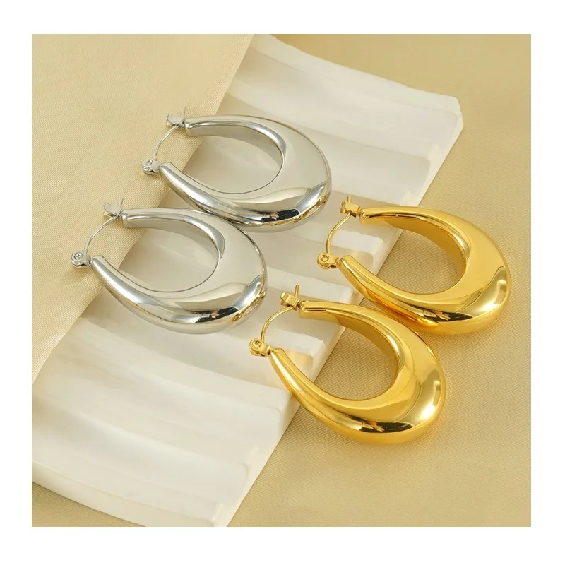 Stainless Steel Water Drop Earrings Women's Niche Design Gold Titanium Steel Versatile Earrings Stud Earrings Women
Stainless Steel Water Drop Earrings Women's Niche Design Gold Titanium Steel Versatile Earrings Stud Earrings Women