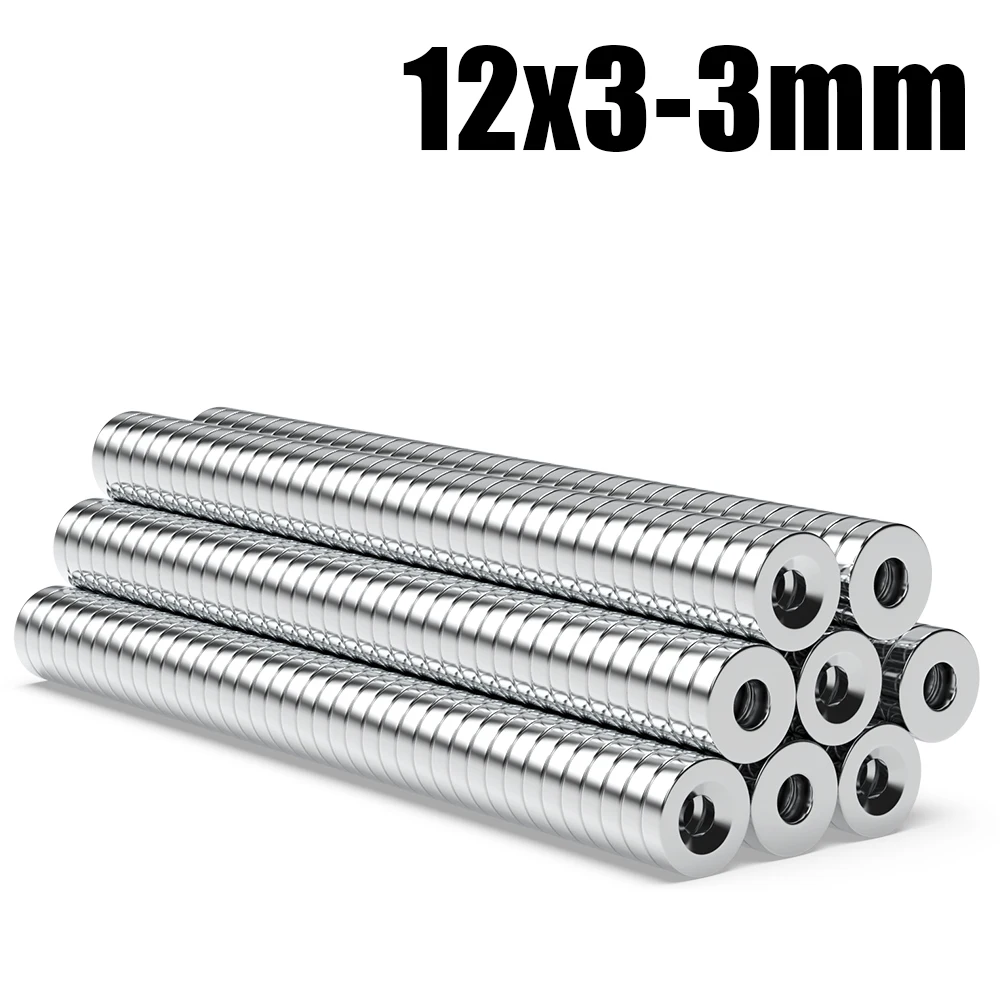 12x3-3mm Super Strong Round Magnets With Holes For Fridge, DIY Projects, Science & Office Use Tool Part Refrigerator Magnet
12x3-3mm Super Strong Round Magnets With Holes For Fridge, DIY Projects, Science & Office Use Tool Part Refrigerator Magnet