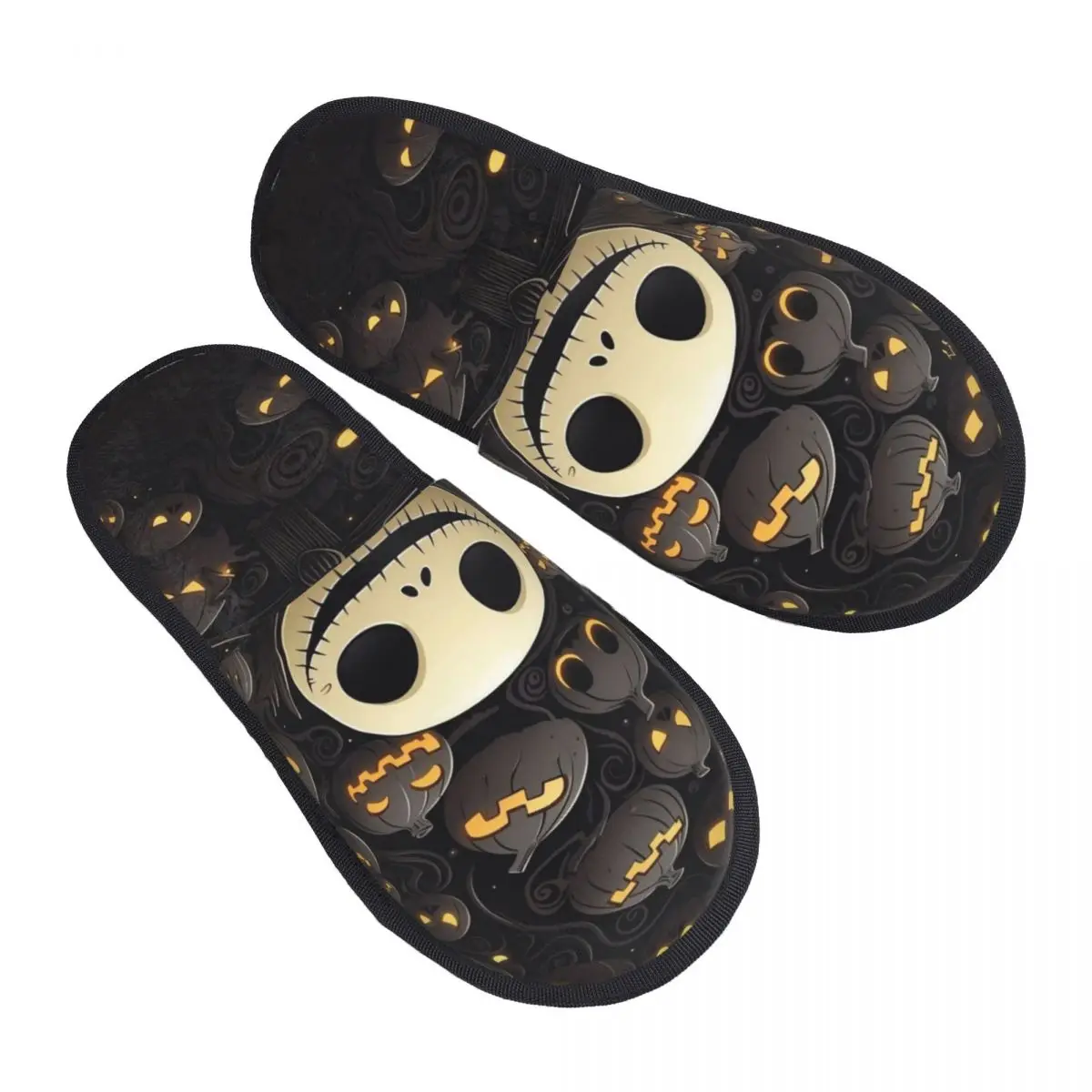 Custom Jack Skellington Halloween Guest Slippers for Spa Women House Slipper
Custom Jack Skellington Halloween Guest Slippers for Spa Women House Slipper