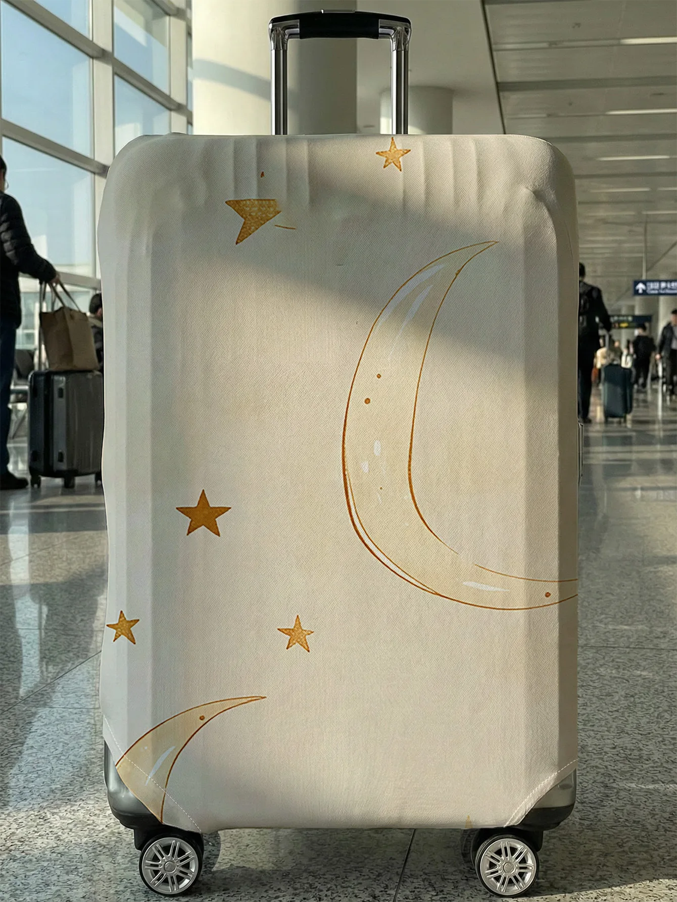 Защитный чехол для багажа с принтом Star Moon, подходит для чехлов для багажа размером 18-32 дюйма, перчаток для ручки чемодана, дорожных аксессуаров.
Защитный чехол для багажа с принтом Star Moon, подходит для чехлов для багажа размером 18-32 дюйма, перчаток для ручки чемодана, дорожных аксессуаров.
