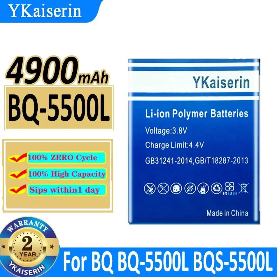 Аккумулятор мобильного телефона для BQ BQ-5500L Bqs-5500L High Performance 4900 мАч
Аккумулятор мобильного телефона для BQ BQ-5500L Bqs-5500L High Performance 4900 мАч