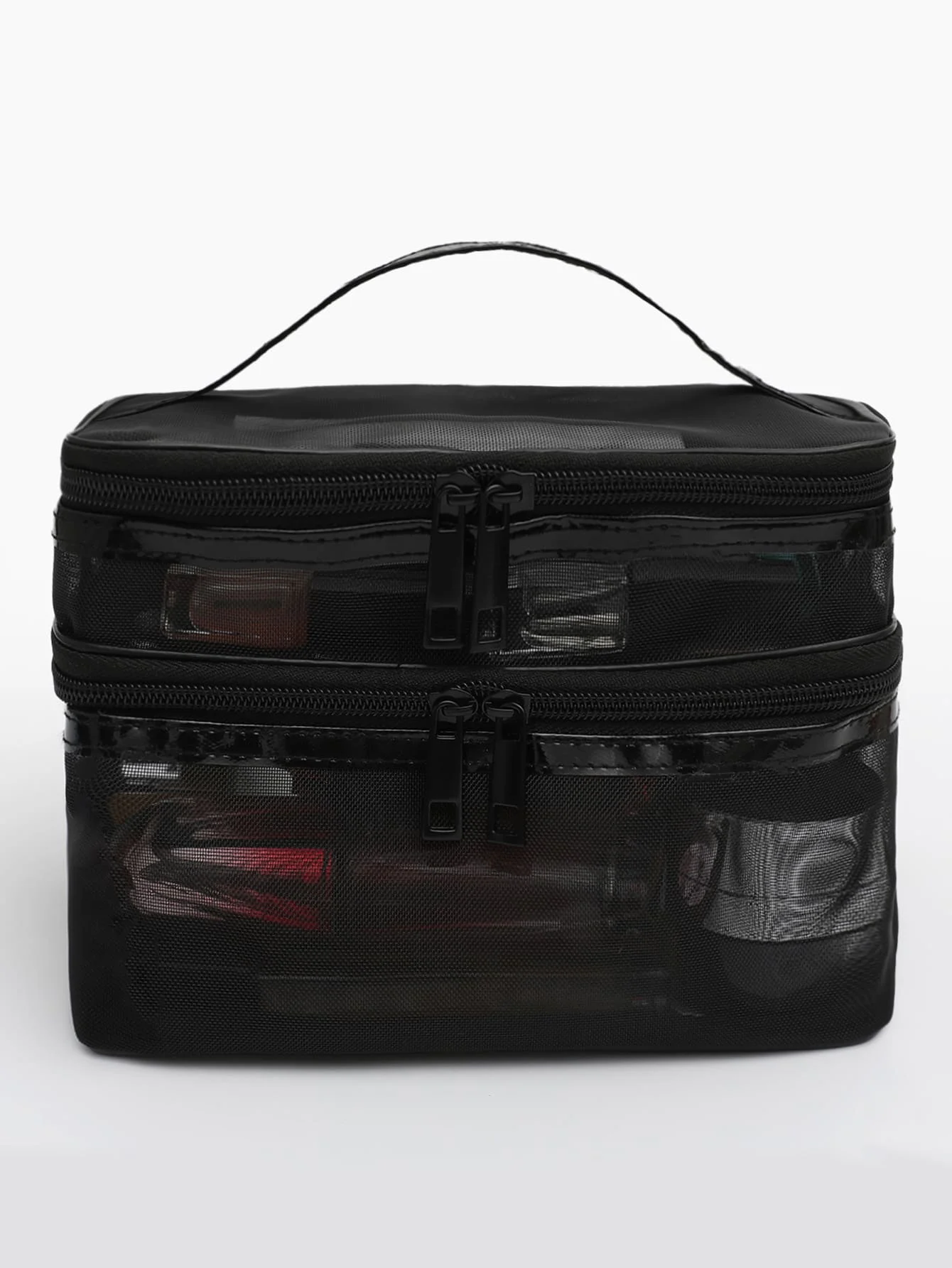 Simple And Fashionable Cosmetic Bag Double Layer Storage Bag
Simple And Fashionable Cosmetic Bag Double Layer Storage Bag
