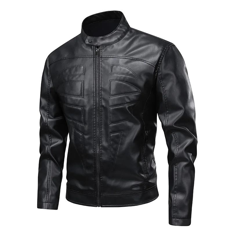 Brand Zipper Streetwear Solid Color Motorcycle Jacket Men Winter Warm Biker Jacket Fleece Leather Mens Stand Collar Jacket Coat
Brand Zipper Streetwear Solid Color Motorcycle Jacket Men Winter Warm Biker Jacket Fleece Leather Mens Stand Collar Jacket Coat