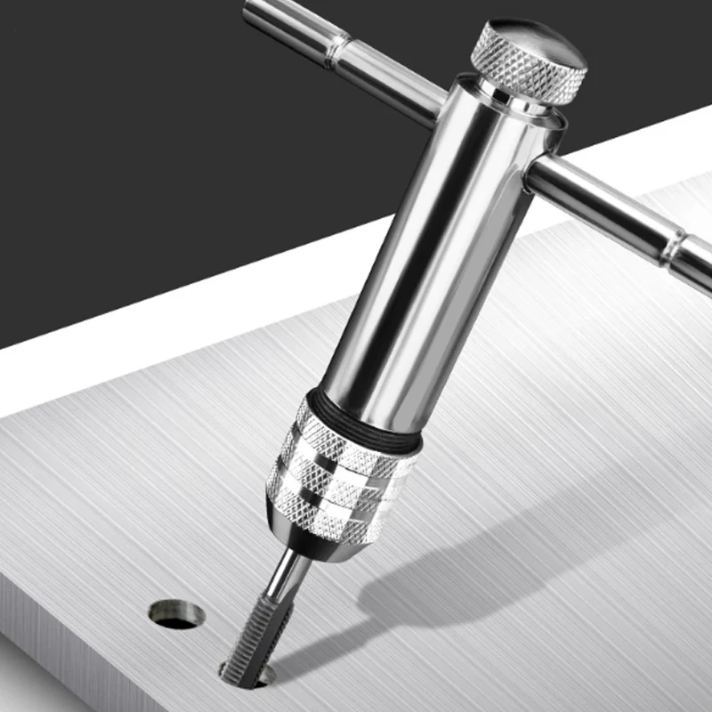 Ratchet Tap Wrench Collet Threaded Insert Tool Manual Tapping Set Stainless Steel Screwdriver Thread Kit
Ratchet Tap Wrench Collet Threaded Insert Tool Manual Tapping Set Stainless Steel Screwdriver Thread Kit