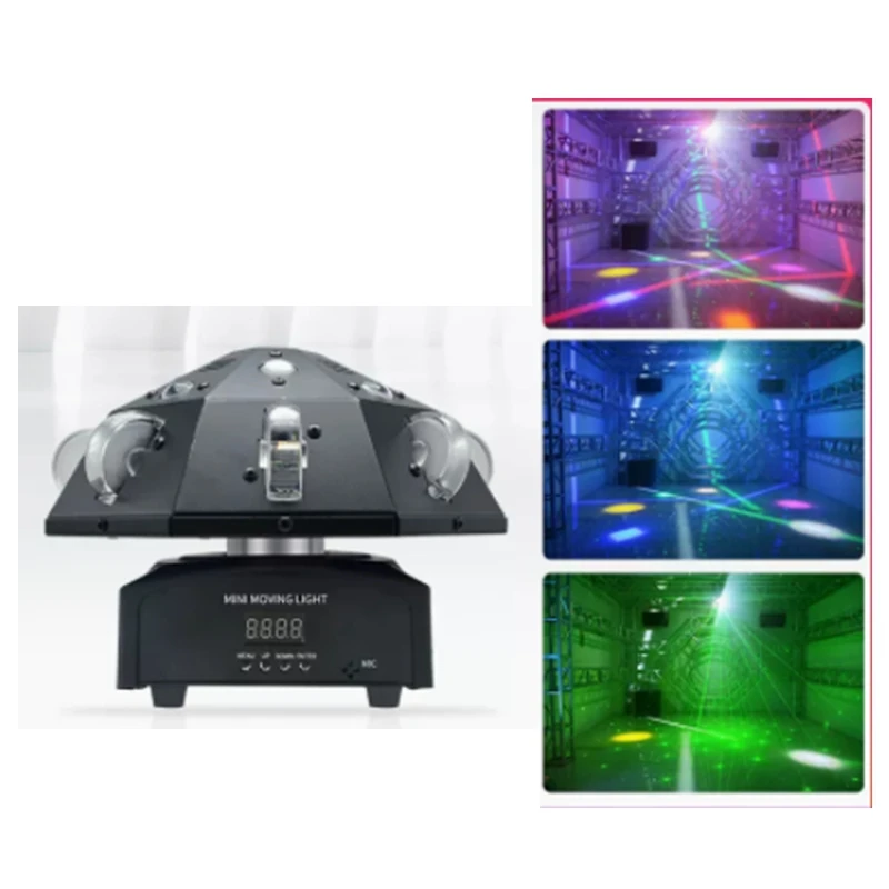 LED Full Color Small Whirlwind Mushroom DJ Disco Laser Stage Lights Voice Controlled For Bar Wedding Club Performance
LED Full Color Small Whirlwind Mushroom DJ Disco Laser Stage Lights Voice Controlled For Bar Wedding Club Performance