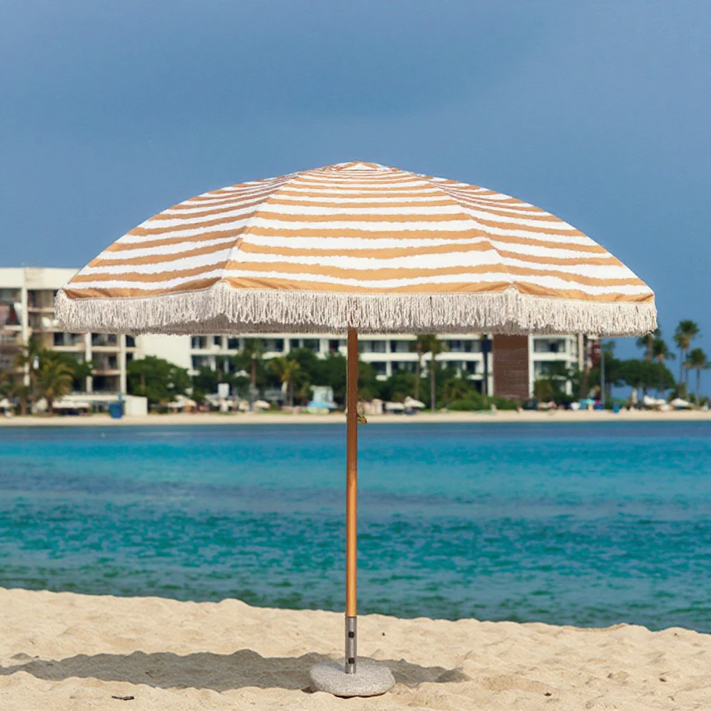 Custom Logo Modern Outdoor Casual Beach Umbrella Waterproof Summer Vacation Travel Sunshade for Hotels Parks Courtyards
Custom Logo Modern Outdoor Casual Beach Umbrella Waterproof Summer Vacation Travel Sunshade for Hotels Parks Courtyards