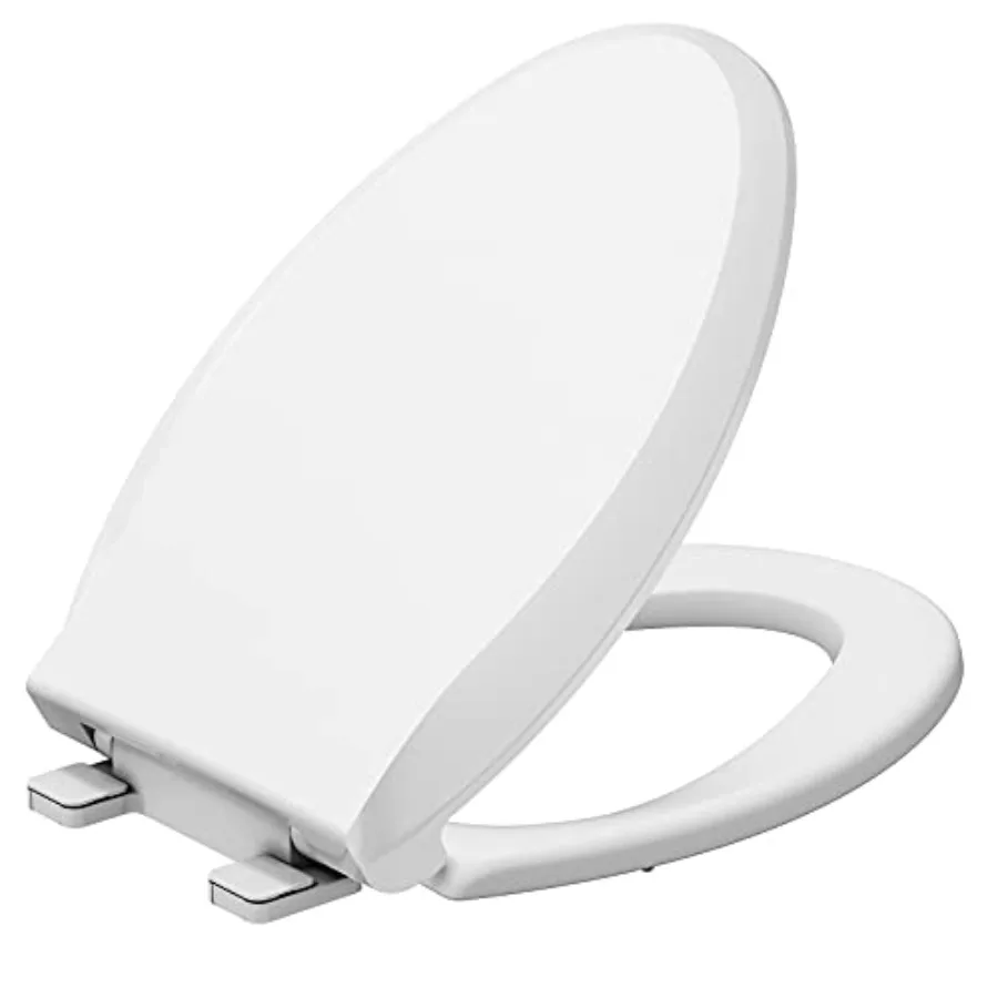 Durable Toilet Seat with Slow Soft Close - Easy to Install and Clean, Never Loosens -, Fits Most Toilets
Durable Toilet Seat with Slow Soft Close - Easy to Install and Clean, Never Loosens -, Fits Most Toilets
