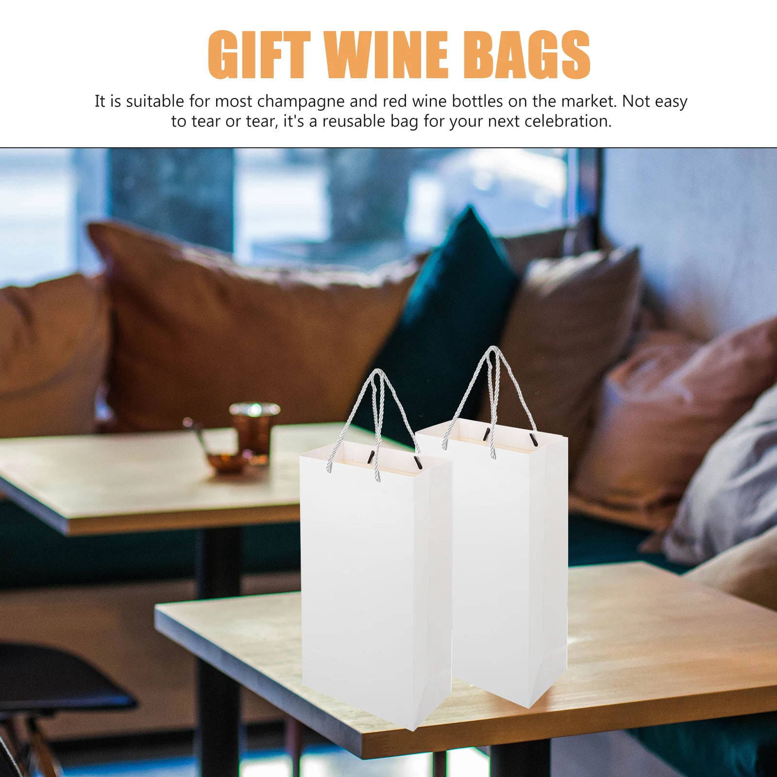 10 Pcs Paper Gift Bags Bag Set Pearl White Bottle Pouches Double Barrel Paper Storage Christmas Party Gifts
10 Pcs Paper Gift Bags Bag Set Pearl White Bottle Pouches Double Barrel Paper Storage Christmas Party Gifts