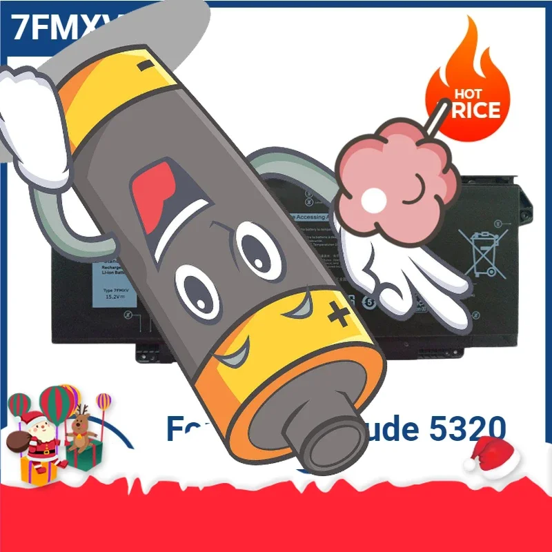 High-quality 7FMXV 15.2V 3900mAh Laptop Battery for Dell Latitude 5320 HDGJ8 MHR4G TN2GY 7320 7420 7520 4M1JN 1PP63
High-quality 7FMXV 15.2V 3900mAh Laptop Battery for Dell Latitude 5320 HDGJ8 MHR4G TN2GY 7320 7420 7520 4M1JN 1PP63