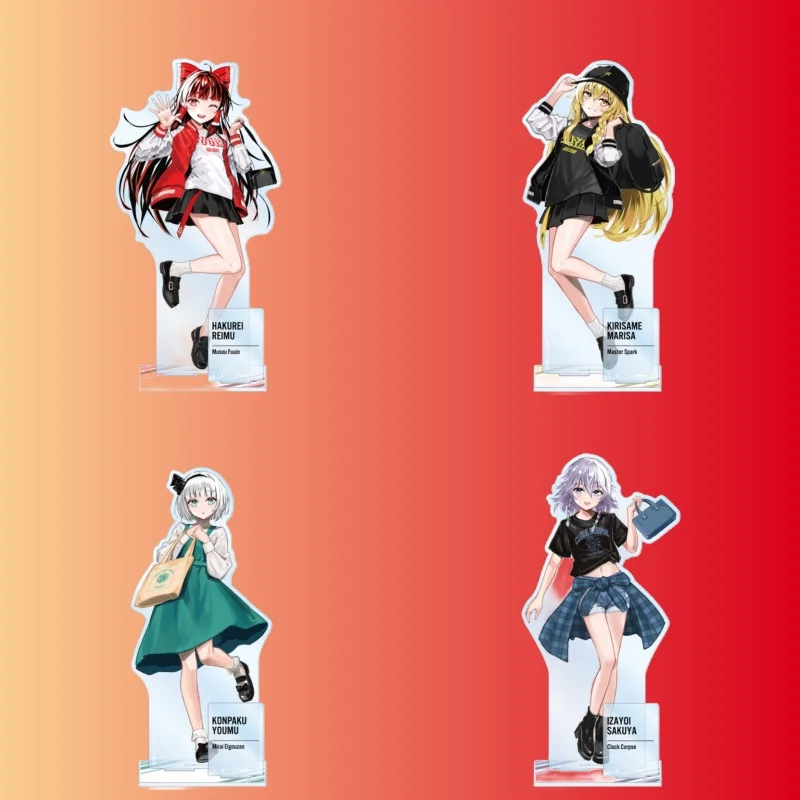 Touhou Project 15CM GAME Acrylic figure stand Figure Desktop ornament Collecting accessories keychain Festival Christmas
Touhou Project 15CM GAME Acrylic figure stand Figure Desktop ornament Collecting accessories keychain Festival Christmas