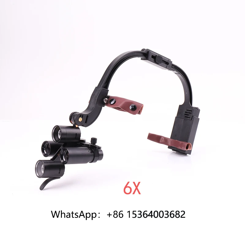 Surgical Headlamp 2.5X 3.5X 6X Magnification Binocular Loupes Light Lab Equipment Made Durable Plastic
Surgical Headlamp 2.5X 3.5X 6X Magnification Binocular Loupes Light Lab Equipment Made Durable Plastic