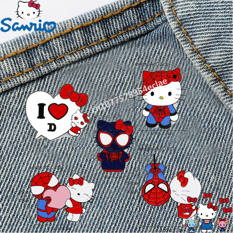 Sanrio Hello Kitty Love Brooch Cute Creative Enamel Metal Clothing Collar Pin Girl Bag Alloy Badge Accessory Christmas Gift
Sanrio Hello Kitty Love Brooch Cute Creative Enamel Metal Clothing Collar Pin Girl Bag Alloy Badge Accessory Christmas Gift